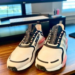 Adidas Originals NMD V3 white/black/silver Mens 12US GW1860